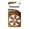 PANASONIC PR312 Hörgerätbatterie 6 Stk.