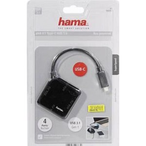 Hama · USB-C 3.0 Type C- Hub sw Einzelstück