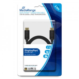MediaRange DisplayPort Anschlusskabel 2m black