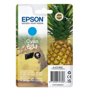 Epson Singlepack Ink Nr.604 cyan T10G24