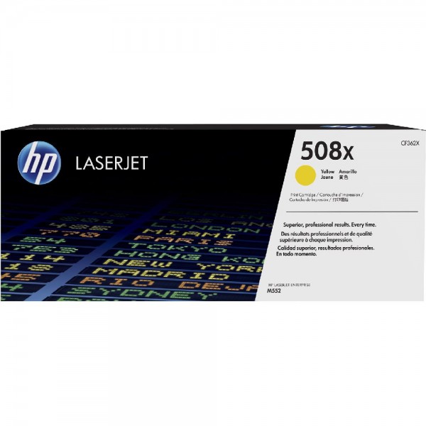 HP LJ Cartridge Nr.508X yell. 9,5K
