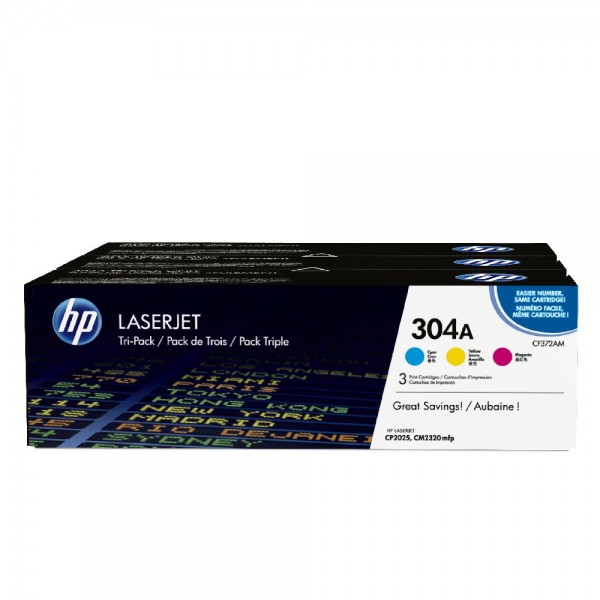 HP LJ Cartridge Nr.304A C/M/Y 1x3