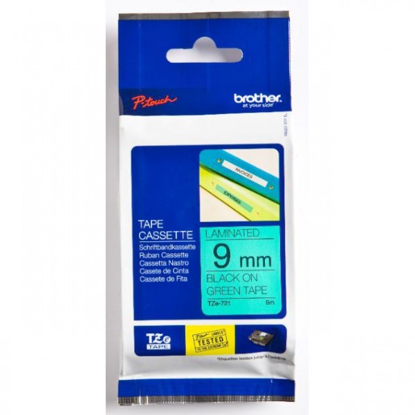 Brother P-Touch 9mm grün/schwarz