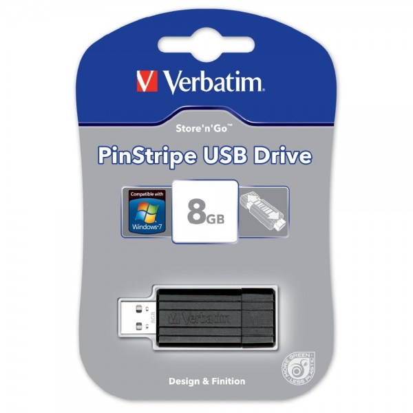 Verbatim USB Stick Store´n´ Go Pinstripe black 8GB