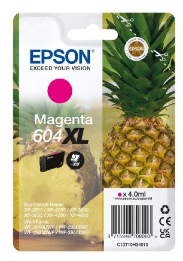 Epson Singlepack Ink Nr.604XL mag. T10340