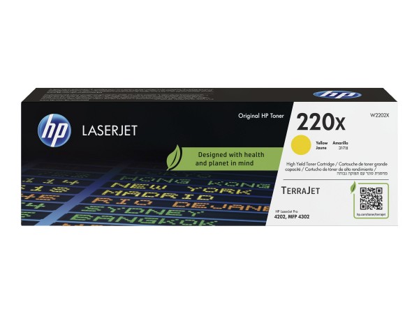 HP LJ Cartridge Nr.220X yell. 5,5K