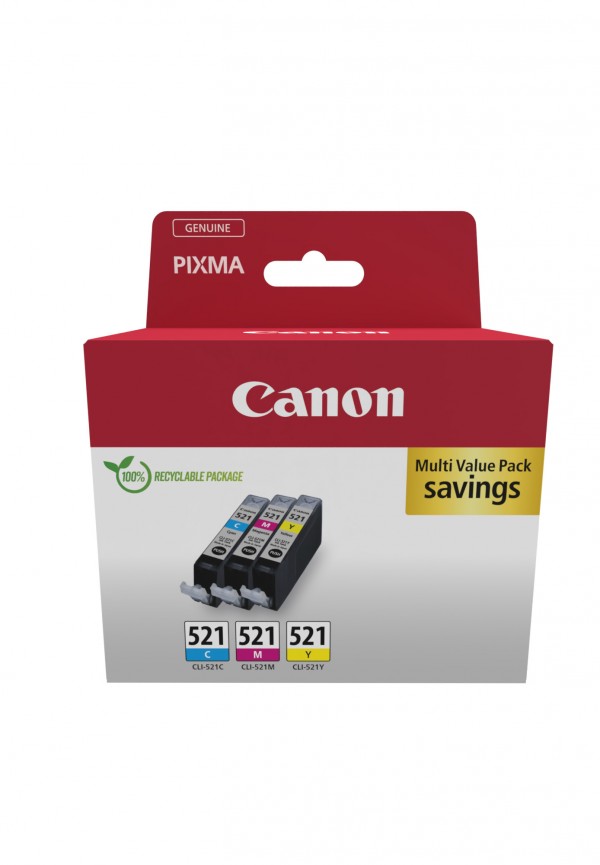 Canon Ink Value Pack C/M/Y je 9ml 1x3