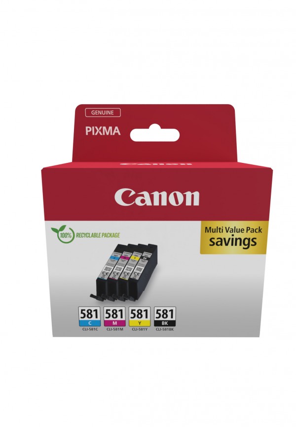 Canon Ink Multi Pack CLI-581 BK/C/M/Y je 5,6ml 1x4