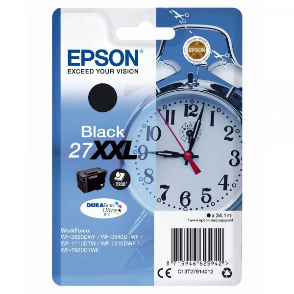 Epson DuraBrite Ultra Ink Nr.27XXL black