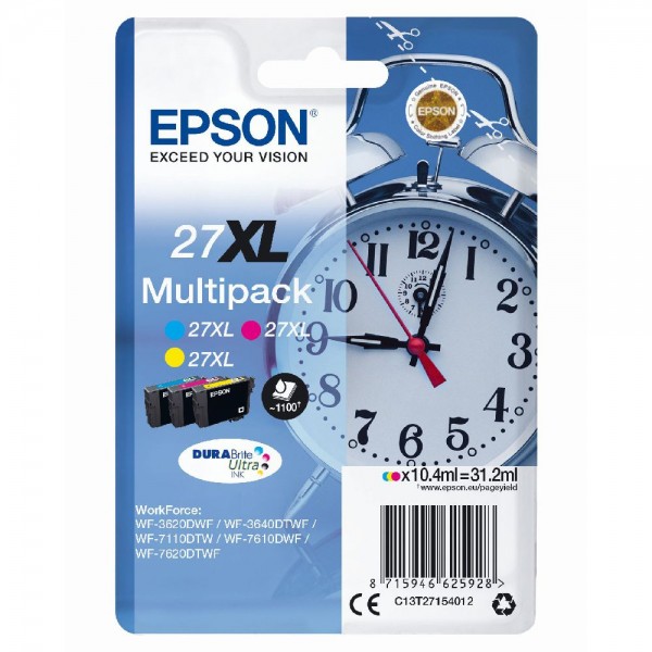 Epson DuraBrite Ultra Ink Multipack Nr.27XL 1x3